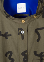 Thumbnail for your product : Paul Smith Women's Olive Green 'Numbers' Shirt Dress