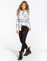 Thumbnail for your product : Full Tilt Large Scale Womens Boyfriend Flannel Shirt