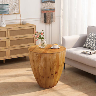 Millwood Pines Vintage Style Bucket Shaped Coffee Table