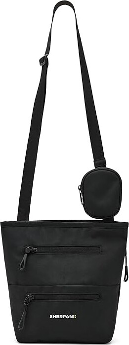 Sherpani Sadie Crossbody Cross Body Handbags Raven, Nylon