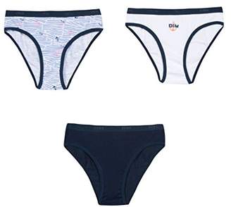 Dim Girl's Pocket Marin Bikini,(Size: 6A) (Pack of 3)