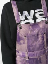 Thumbnail for your product : Diesel Tie Dye Print Denim Dungarees