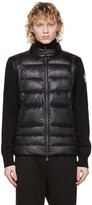 Thumbnail for your product : MONCLER GRENOBLE Black Down Padded Cardigan Jacket