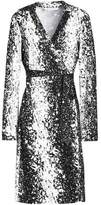 Diane Von Furstenberg New Jeanne Two Printed Silk-Jersey Wrap Dress