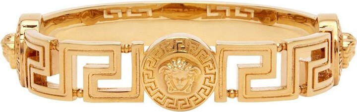 Versace Gold Medusa Cuff Bracelet - ShopStyle