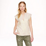 Thumbnail for your product : J.Crew Collection iridescent rose top