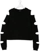 Thumbnail for your product : MonnaLisa cut-out detail jumper