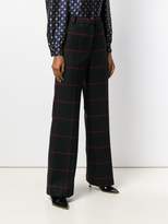 Thumbnail for your product : Self-Portrait check print trousers