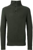 Thumbnail for your product : Kent & Curwen buttoned high neck jumper