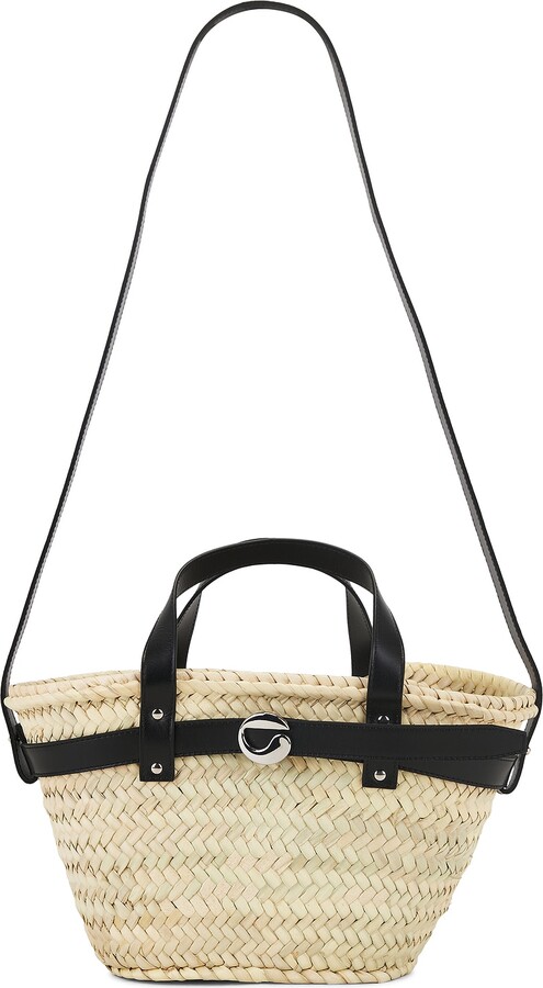 Coperni Mini Palm Bucket Bag in Beige
