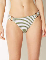 Thumbnail for your product : Marks and Spencer Striped Hipster Bikini Bottoms