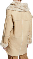 Thumbnail for your product : Vince Shearling Cardi Coat