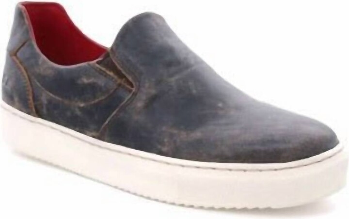 Bed Stu Women's Hermione Slip On Sneaker In Black Lux