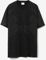 Thumbnail for your product : Burberry EKD Print Cotton Oversized T-shirt Size: M
