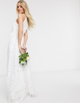 Thumbnail for your product : Y.A.S wedding maxi dress in cut out lace in white