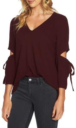 1 STATE Cozy Slit Sleeve Top
