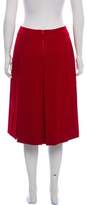 Thumbnail for your product : Celine Pleated Wool Skirt