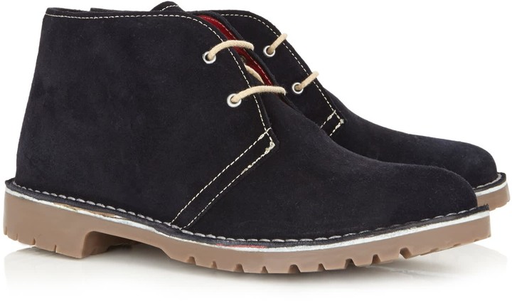 navy desert boots womens