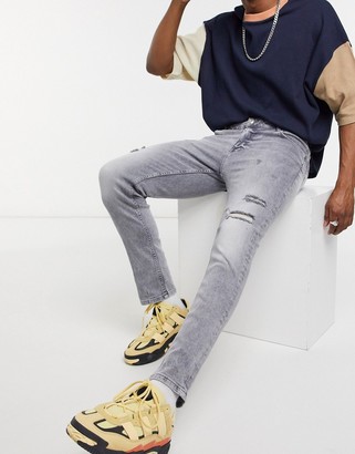 asos mens grey jeans