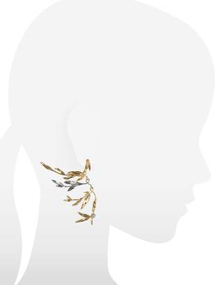 Aurélie Bidermann 18K gold-plated Brass Mimosa Articulated Earrings