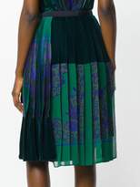 Thumbnail for your product : Sacai belted pleated skirt
