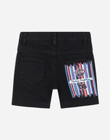 Thumbnail for your product : Dolce & Gabbana Garment-dyed cotton shorts