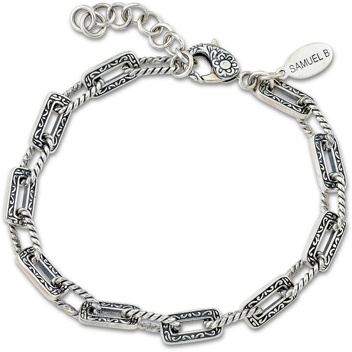 Sterling Silver Snake Bracelet by Samuel B