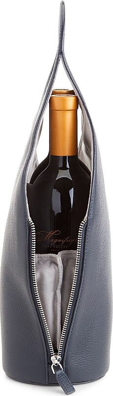 ROYCE New York Leather Wine Tote