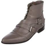 Thumbnail for your product : Tabitha Simmons Buckle Leather Boots