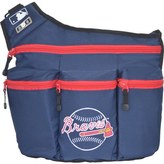 Thumbnail for your product : Diaper Dude 'Atlanta Braves' Messenger Diaper Bag