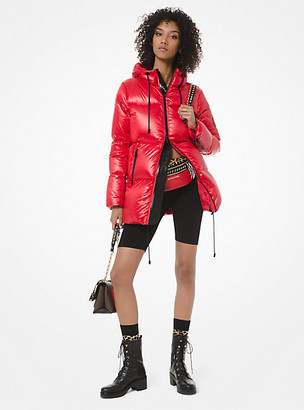 michael kors red women's coat