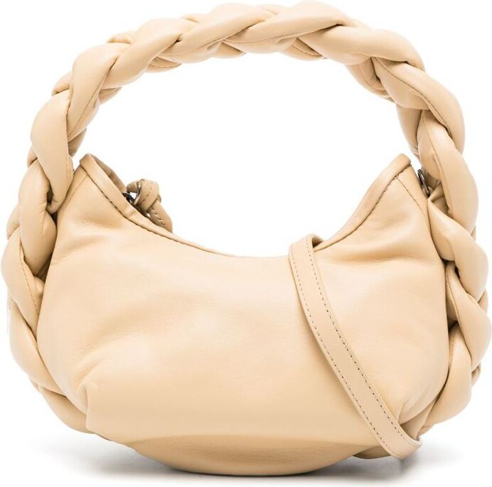 HEREU Cream-coloured leather Espiga handbag