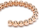 Thumbnail for your product : Pragnell 18kt rose gold Bohemia diamond large hoop earrings