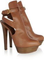 Thumbnail for your product : Sergio Rossi Leather platform boots