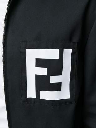 Fendi logo print shirt jacket