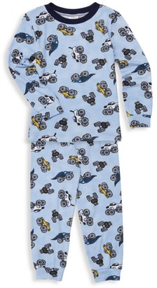 Esme Little Boy's & Boy's Monster Truck 2-Piece Pajama Set