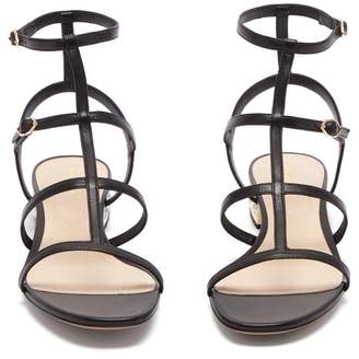 Nicholas Kirkwood Casati Pearl-heeled Leather Sandals - Womens - Black