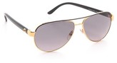 Thumbnail for your product : Gucci Aviator Sunglasses with Glitter Temples