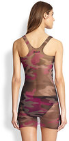 Thumbnail for your product : Jean Paul Gaultier Two-Piece Camouflage Tulle Tankini