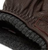 Thumbnail for your product : Hestra Utsjo Fleece-Lined Full-Grain Leather Gloves