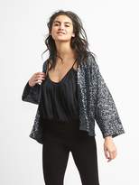 sequin kimono jacket - ShopStyle