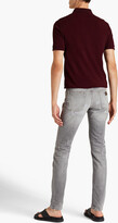 Thumbnail for your product : Dolce & Gabbana Slim-fit embroidered distressed denim jeans