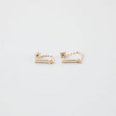 Thumbnail for your product : Full Tilt Front To Back Bar/Chain Earrings