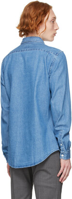 Paul Smith Blue Denim Happy Shirt