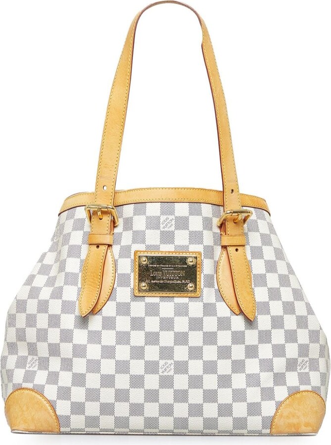 Louis Vuitton Antigua White Canvas Shopper Bag (Pre-Owned)