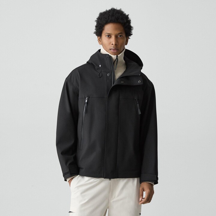 Theory Hooded Jacket in Outer Shell