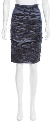 Nicole Miller Metal Ruched Skirt w/ Tags