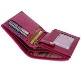 Thumbnail for your product : YALUXE Women's Compact Leather Billfold Pocket Wallet with ID Window