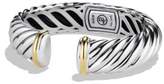 Thumbnail for your product : David Yurman Sculpted Cable Cuff with Gold