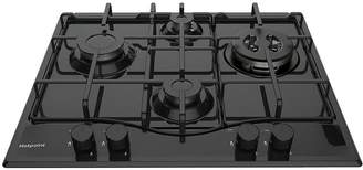 Hotpoint PCN642T/H(BK) 60cm Built-In Gas Hob With Optional Installation - Black
